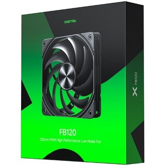  Вентилятор XASTRA FB120 (FB120-1BA-SXX) 120x120x25мм (PWM, black) Color BOX 