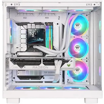  СВО Thermaltake MAGFloe 360 Ultra Snow (cl-w433-pl12sw-a), LCD, 4-pin, ARGB, 120мм, белый, retail 