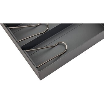  Ящик для денег BRAUBERG 290457 80х195х290мм, кодовый замок, темно-серый 