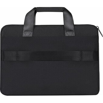  Сумка портфель HEIKKI 272609 Ultra 28х39х3см Total black, черная 