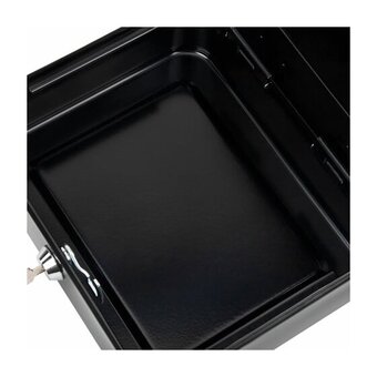  Ящик для денег BRAUBERG 291348 90х240х300мм, ключевой замок, черный 