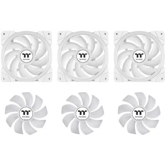  СВО Thermaltake MAGFloe 360 Ultra Snow (cl-w433-pl12sw-a), LCD, 4-pin, ARGB, 120мм, белый, retail 