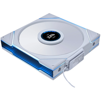  Вентилятор Lian Li Uni Fan TL Wireless LCD 140 Reverse Blade (G99.14RTLLCD1W1W.R0) / 14RTLLCD1W1W White / 140x140x28мм (PWM, ARGB, 1600 об/мин (Max.)) 