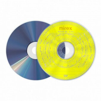  Диск DVD-R MIREX UL130003A1B, 4,7Гб, 16x, Cake Box (упаковка на шпиле) 50шт 