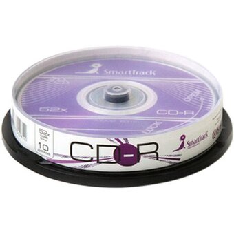  Диск CD-R SmartTrack ST000148, 700Мб 52x Cake Box (упаковка на шпиле) 10шт 