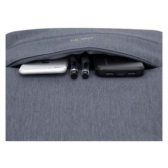  Рюкзак для ноутбука Riva 7562 15.6" темно-серый полиэстер 