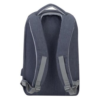  Рюкзак для ноутбука Riva 7562 15.6" темно-серый полиэстер 