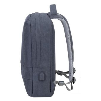  Рюкзак для ноутбука Riva 7562 15.6" темно-серый полиэстер 