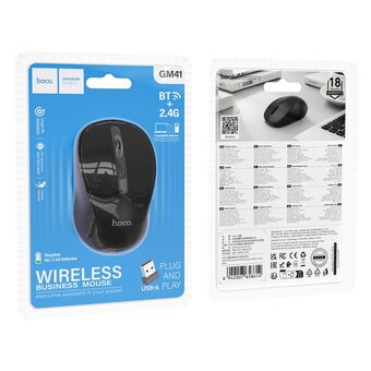  Мышь HOCO GM41 Exciting dual-mode business wireless mouse черный 