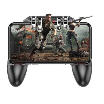  Игровой триггер для смартфона HOCO GM7 Eagle six finger game controller черный 