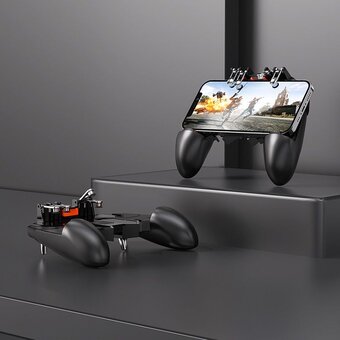  Игровой триггер для смартфона HOCO GM7 Eagle six finger game controller черный 
