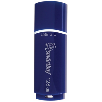  USB-флешка SMARTBUY SB128GBCRW-Bl Crown 128Gb USB 3.0, синий 