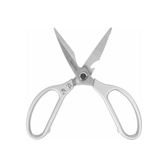  Ножницы кухонные DASWERK 608901 210мм, с открывашкой, зазубренные, металлические ручки 