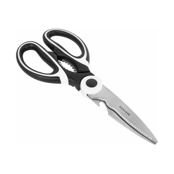  Ножницы кухонные DASWERK 608904 210мм, с орехоколом, открывашкой, футляром для лезвий 