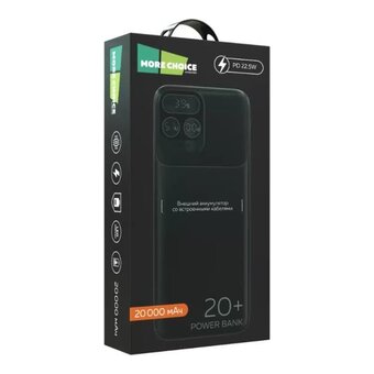  Внешний аккумулятор More choice PB55-10 Black 