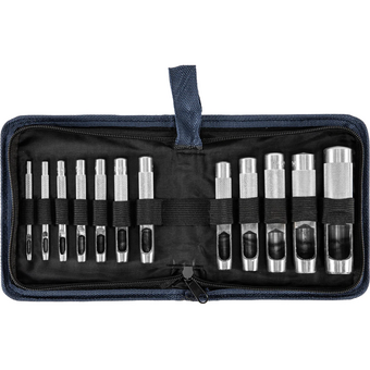  Набор пробойников для кожи СИБРТЕХ 18312 12 шт 