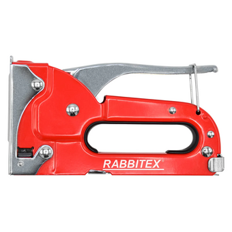  Степлер мебельный стальной RABBITEX 671322 тип скобы 53, высота скоб 4-8мм 