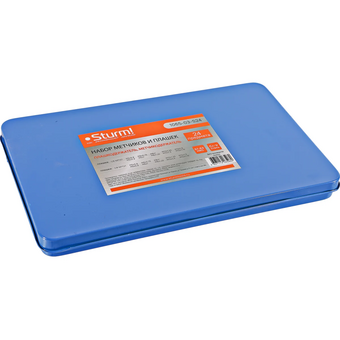  Набор метчиков/плашек Sturm! 1065-03-S24 в комплекте 24 предмета жесткий кейс 