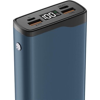  Внешний аккумулятор OLMIO QL-20 голубой 