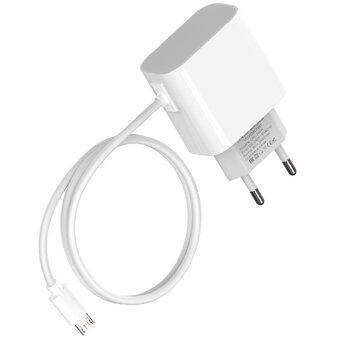  СЗУ Maxvi CHL-240M 2.4A, with microUSB cable, white 