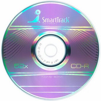  Диск CD-R SmartTrack ST000151, 700Мб, 52x, Cake Box (упаковка на шпиле) 50шт 