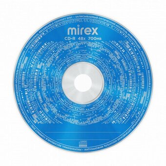  Диск CD-R Mirex 700 Mb, 48х (UL120051A8S), Slim Case (1), (1/200) 