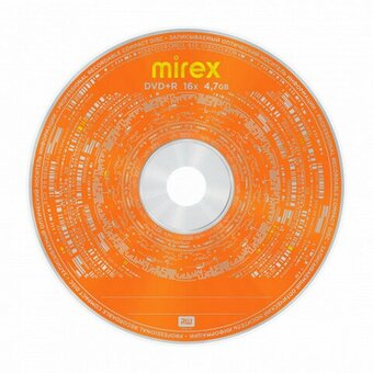  Диск DVD+R MIREX UL130013A1B, 4,7Гб, 16x, Cake Box (упаковка на шпиле) 50шт 