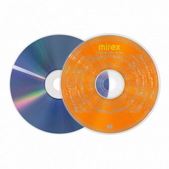  Диск DVD+R MIREX UL130013A1B, 4,7Гб, 16x, Cake Box (упаковка на шпиле) 50шт 