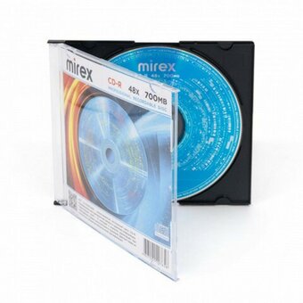  Диск CD-R Mirex 700 Mb, 48х (UL120051A8S), Slim Case (1), (1/200) 