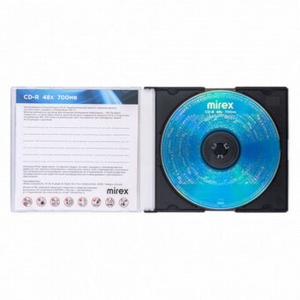  Диск CD-R MIREX UL120051A8F, 700Мб, 48x, Slim Case 5шт 