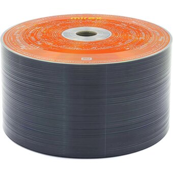  Диск DVD+R MIREX UL130013A1T, 4,7Гб, 16x, Bulk (термоусадка без шпиля) 50шт 