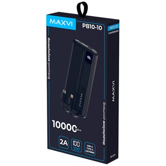 Внешний аккумулятор Maxvi PB10-10 10000мАч 
