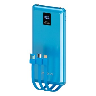  Внешний аккумулятор Maxvi PB10-11 10000мАч blue 