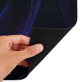  Коврик для мыши Sonnen 513958 Neon wave резина + ткань, 250х200х2мм 