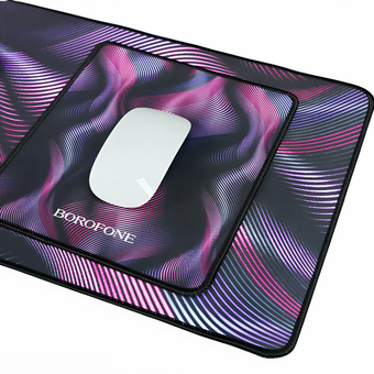  Коврик для мыши BOROFONE BG12 Illustrious 800*300mm черный с рисунком 