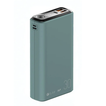  Внешний аккумулятор OLMIO QS-30 темно-зеленый 