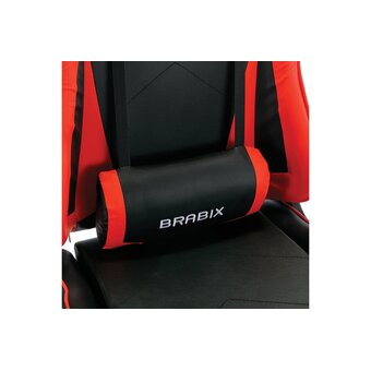  Кресло игровое BRABIX Hunter GM-130 (532797) экокожа, черное/красное 