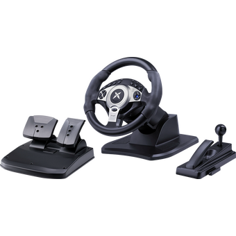  Руль DEFENDER Glazer (64066) черный PC/PS/Xbox/Switch, педали 