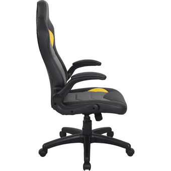  Кресло игровое BRABIX Skill GM-005 (532494) экокожа, черное/желтое 