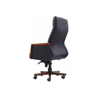  Кресло руководителя HAWASAN Overlord EX-770 (532934) натуральная кожа, черное 