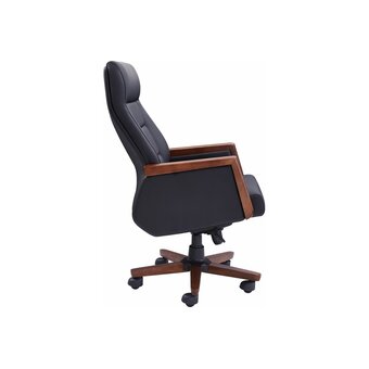  Кресло руководителя HAWASAN Overlord EX-770 (532934) натуральная кожа, черное 