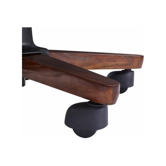  Кресло руководителя HAWASAN Overlord EX-770 (532934) натуральная кожа, черное 