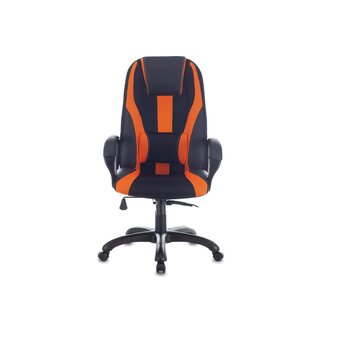  Кресло игровое BRABIX Premium Rapid GM-102 (532420) экокожа/ткань, черно/оранжевое 
