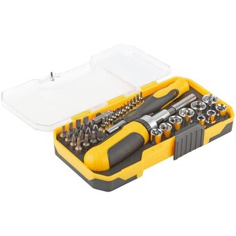  Набор отверток FIT 56385 в компл. 41 предмет жесткий кейс 