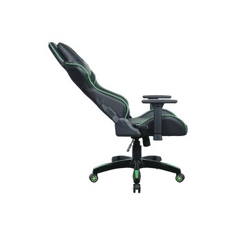  Кресло игровое BRABIX GT Carbon GM-120 (531929) экокожа, черное/зеленое 