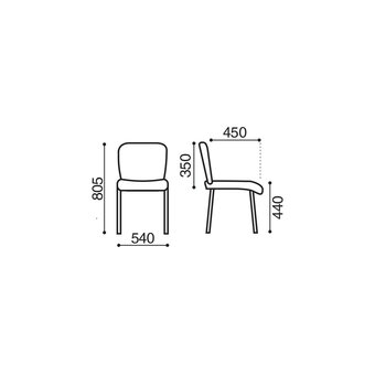  Стул для посетителей BRABIX Iso CF-001 (531425) кожзам бежевый 