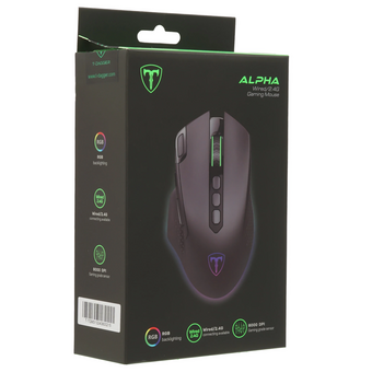  Мышь беспроводная DEFENDER Alpha 72370 черный 