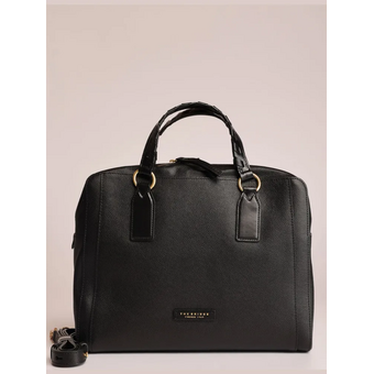  Деловая сумка The Bridge Ines 045525EN/30 женская, кожа натуральная, черный 