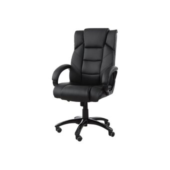  Кресло руководителя BRABIX Bliss MS-004 (532522) экокожа, черное 