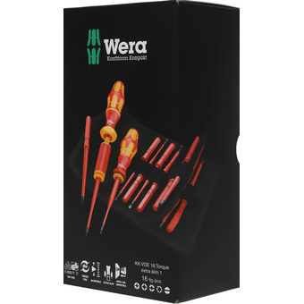  Набор отверток Wera WE-135906 в компл. 16 предметов 